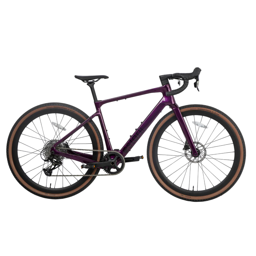 gravel bike damen e-bike Estarli G700 carbon fibre e-gravel bike