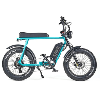 Synch Mini Monkey electric bike ocean blue