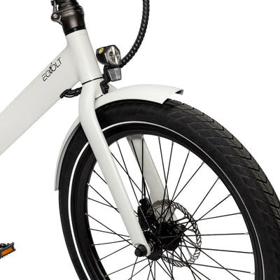 Eovolt Evening 24" Compact Step Through Semi Folding Electric Bike#colour_moon-grey