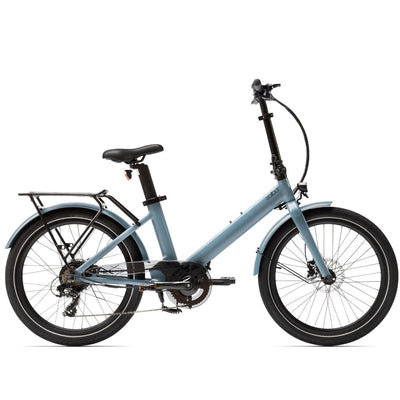 Eovolt Evening 24" Compact Step Through Semi Folding Electric Bike#ocean-blue