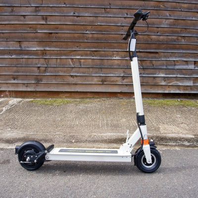 joyor f5+ electric scooter white | horizon micromobility