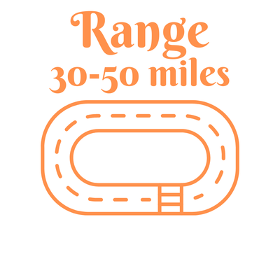 Range: 30-50 miles - Horizon Micromobility