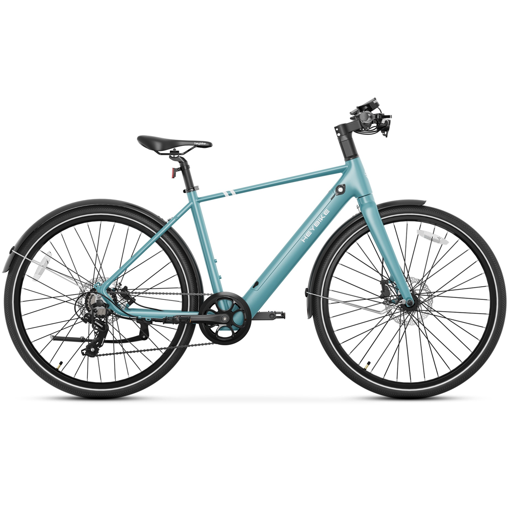 Heybike ec1 electric bike teal blue