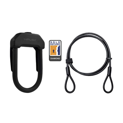 Hiplock DX D lock and cable combo