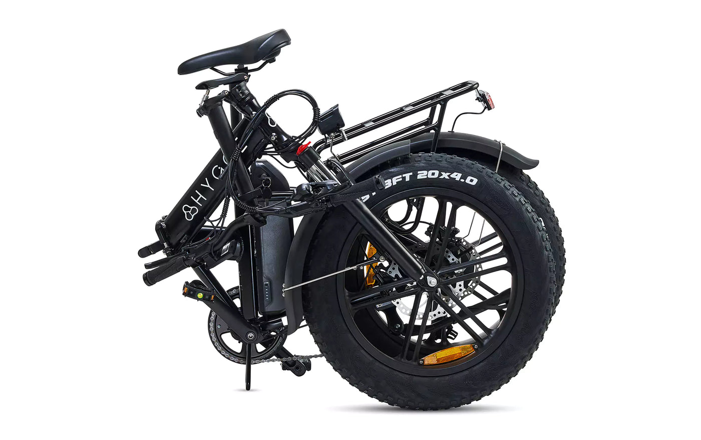 Hygge foldable e-bike black#colour_black