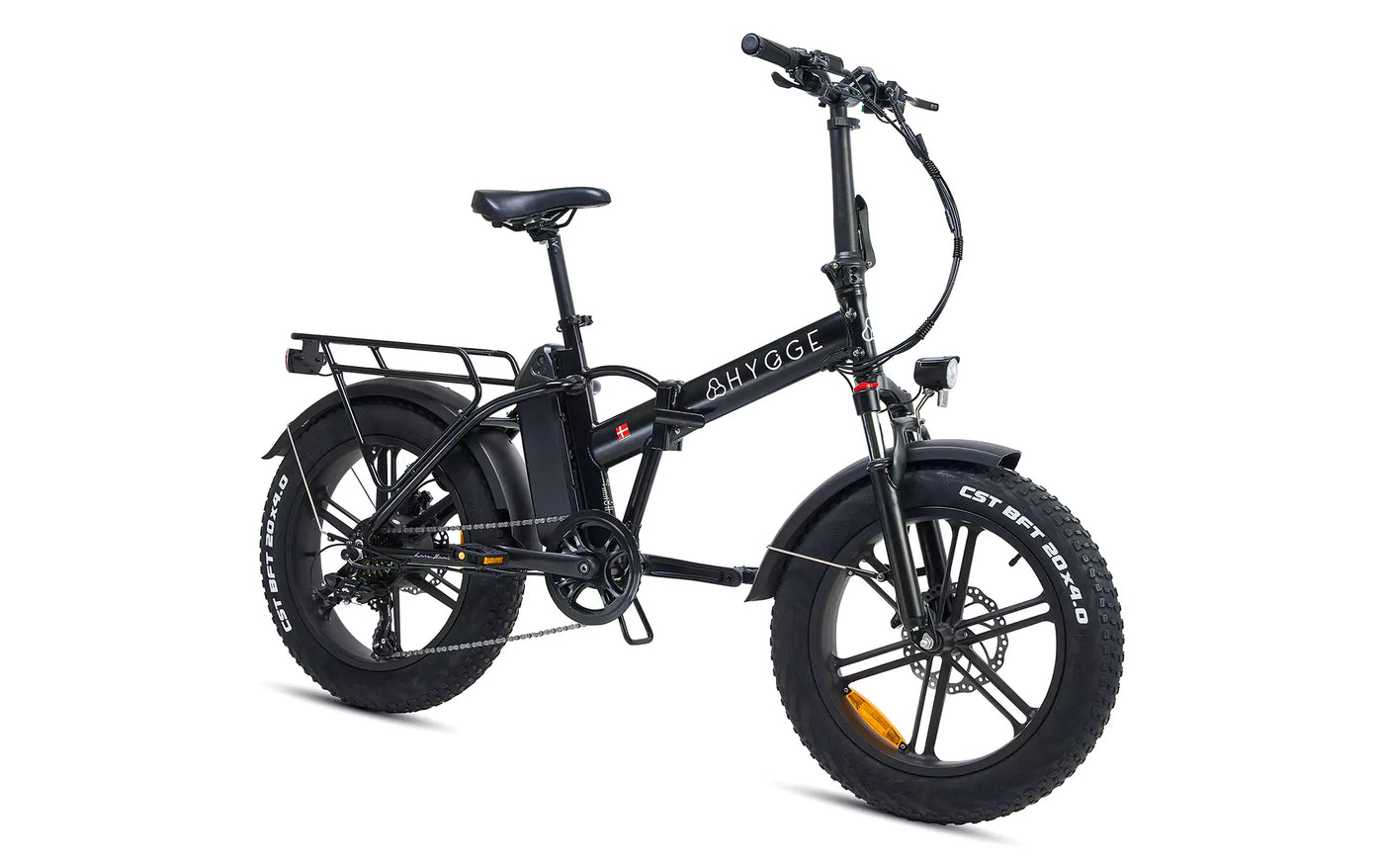 Hygge foldable e-bike black#colour_black