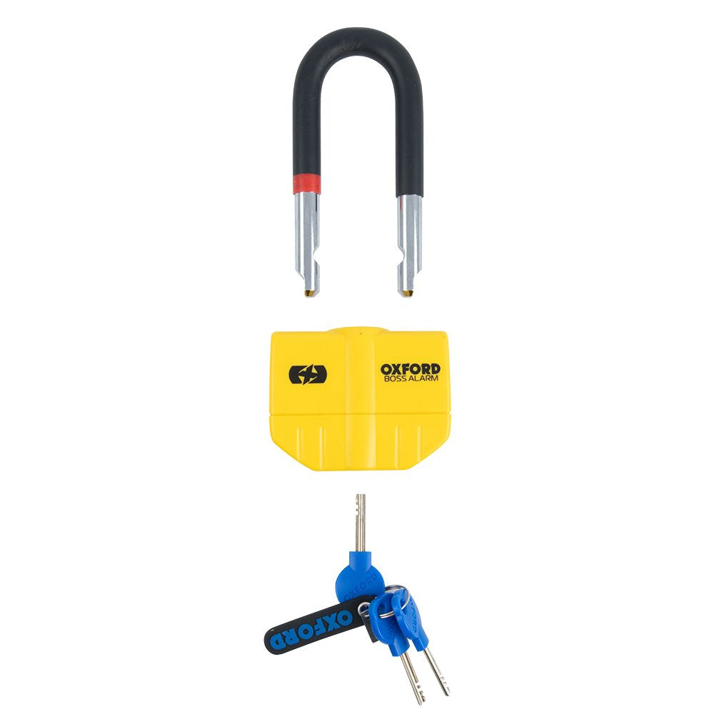 Oxford Boss Alarm 14mm Chain Lock Sold Secure Gold Rating