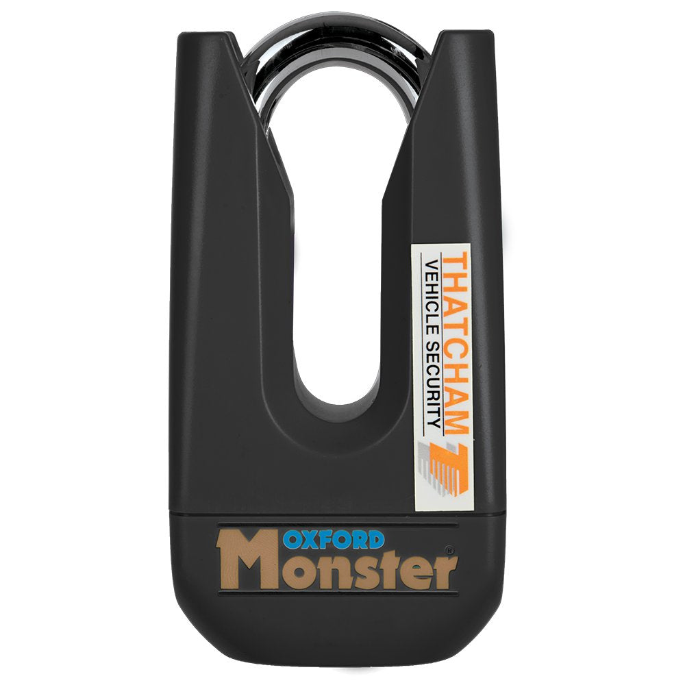 Oxford Monster Disc lock - Black Sold Secure Gold