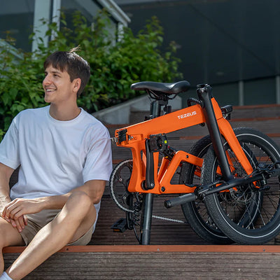 Tezeus Swift foldable carbon e-bike