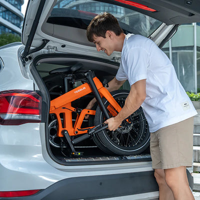 Tezeus Swift foldable carbon e-bike