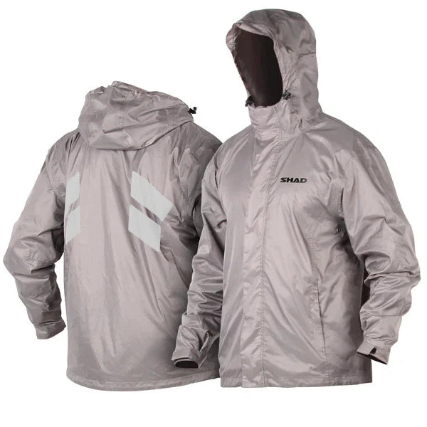 SHAD 100% Waterproof Silver Rain Jacket