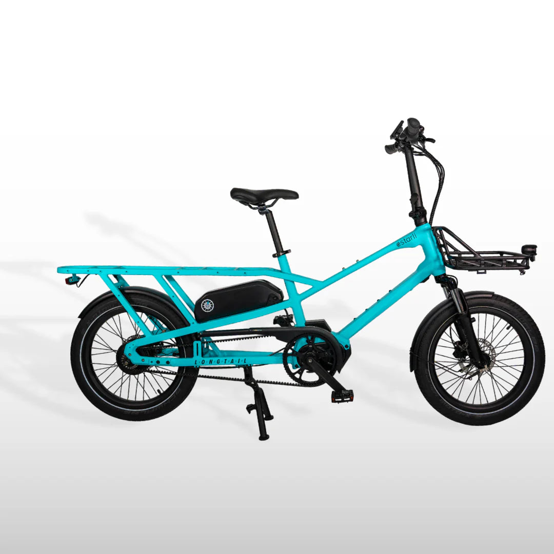 estarli e-cargo e-bike bolt blue