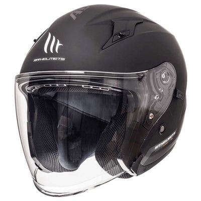 mt avenue motorcycle helmet black