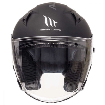 mt avenue motorcycle helmet black