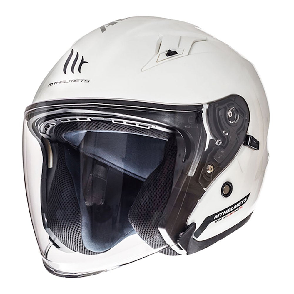 mt avenue motorcycle helmet white