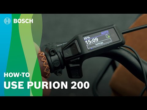e bike display bosch purion BOSCH Purion 200 Display & Control Unit Bosch Smart System