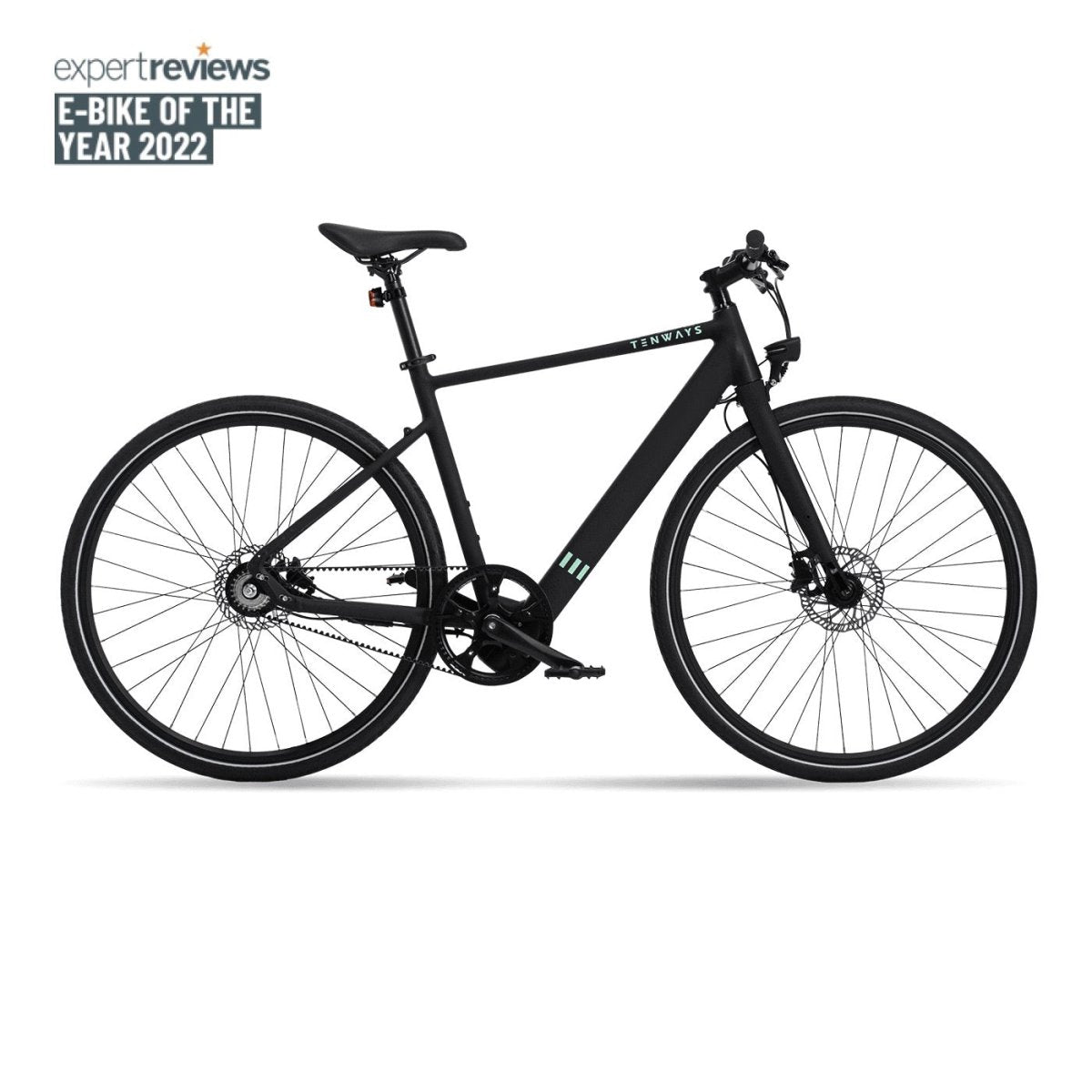 TENWAYS CGO 600 electric bike midnight black#colour_midnight-black