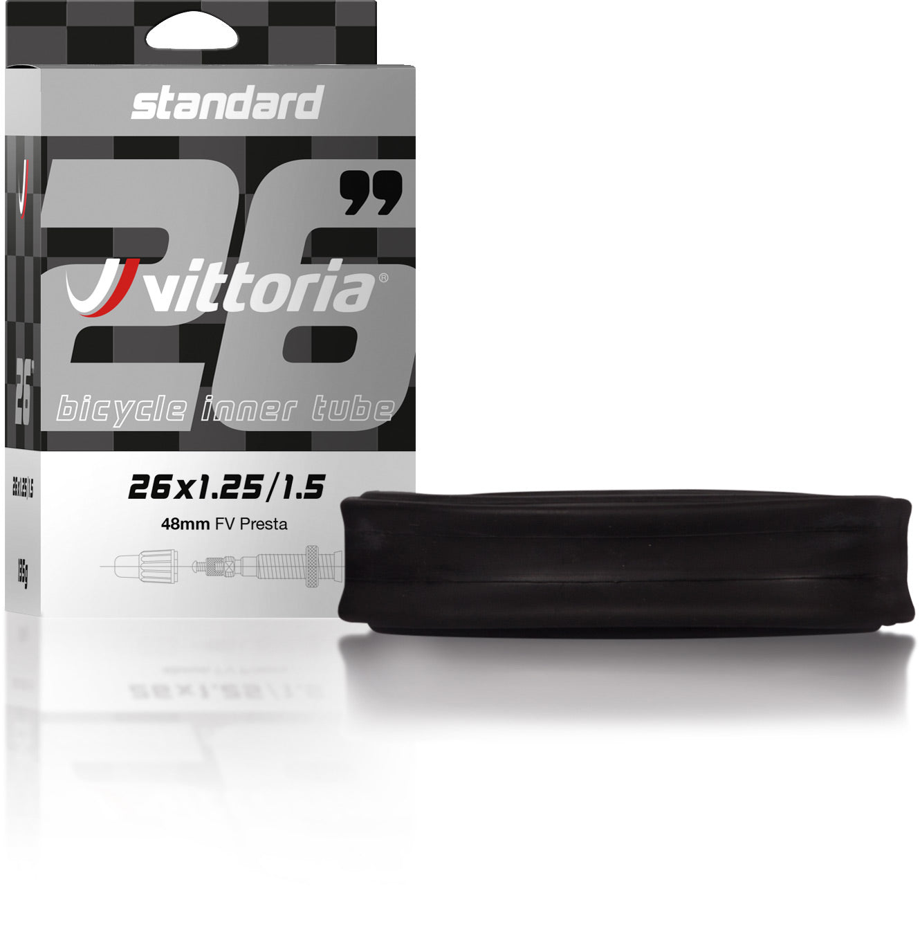20"x1.95-2.125" inner tube Schrader valve