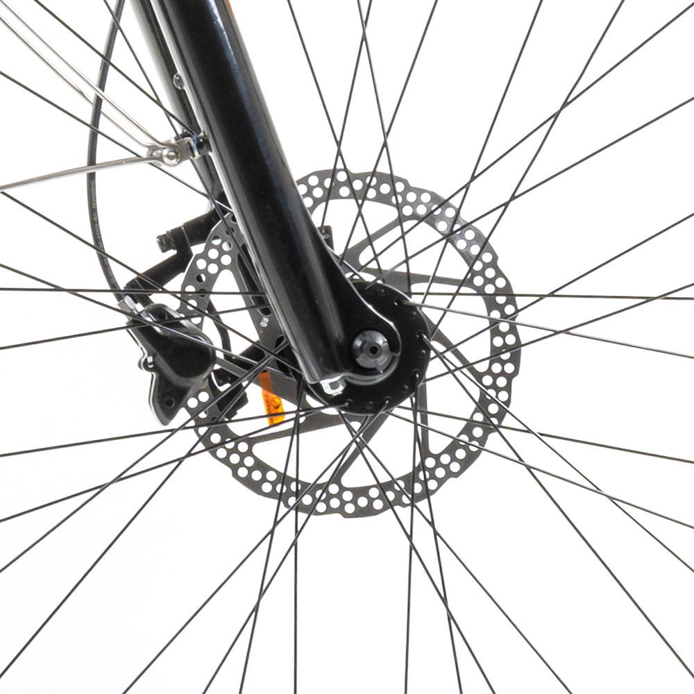 Electric bike disc brakes | Econic One Urban black | Horizon Micromobility