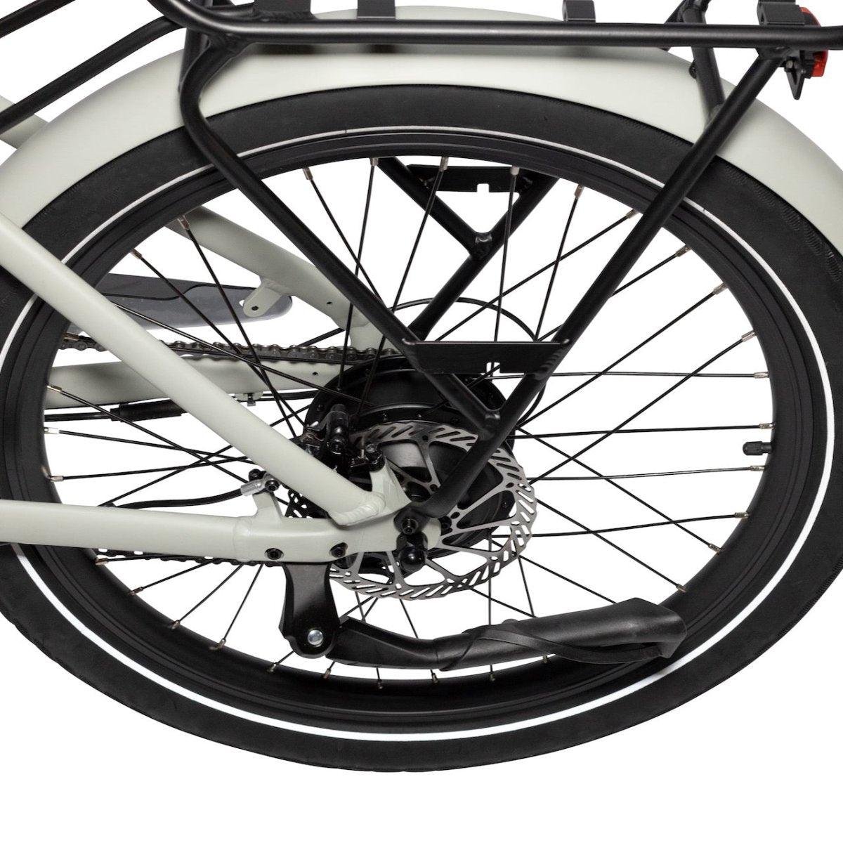 Eovolt Evening 24" Compact Step Through Semi Folding Electric Bike#colour_sage-green
