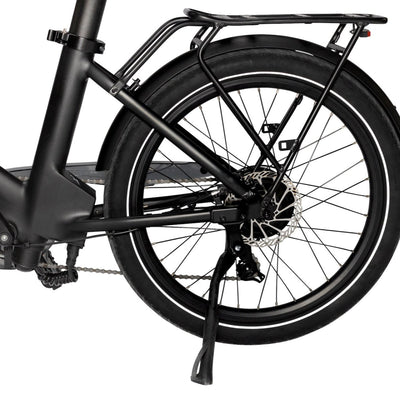 Eovolt Evening 24" Compact Step Through Semi Folding Electric Bike#colour_onyx-black