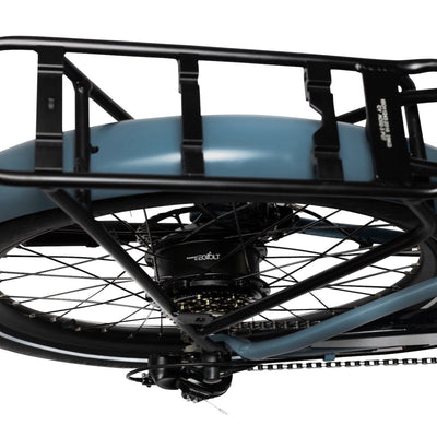 Eovolt Evening 24" Compact Step Through Semi Folding Electric Bike#colour_ocean-blue