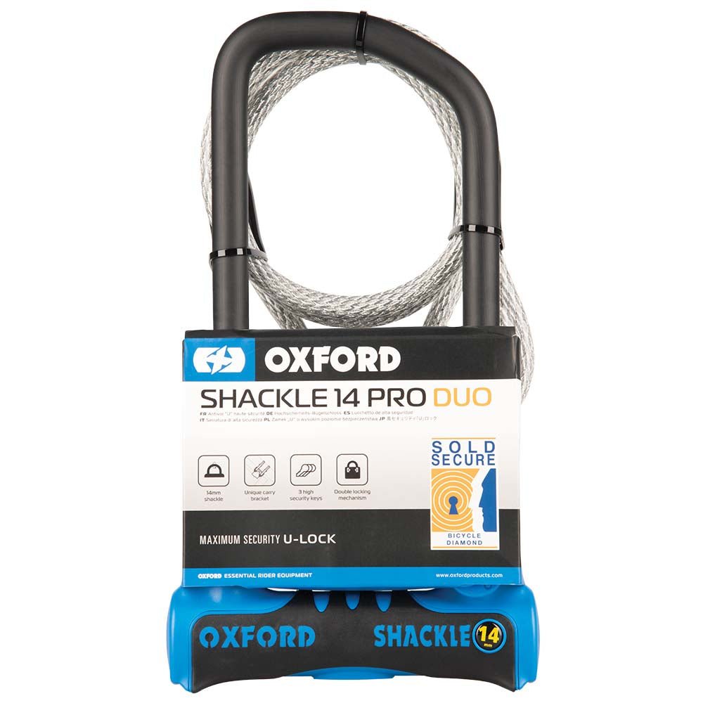 Shackle 14 Pro Duo U-lock & cable