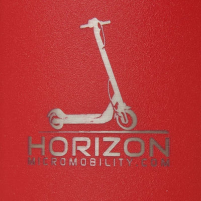 red sho water bottle e-scooter - horizon micromobility